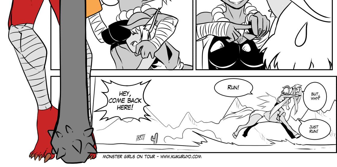 Monster girls on tour - Episode 50, Page 1: Page 050